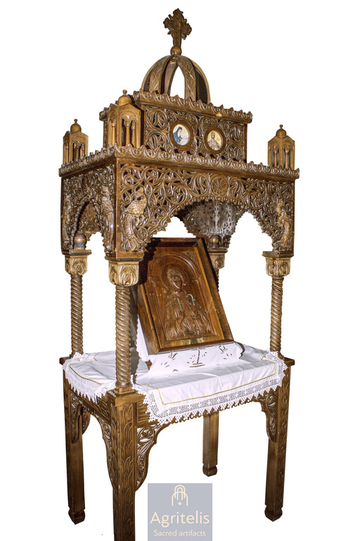 Epitafier, sculptat în lemn, tei, stejar, Agritelis, obiecte bisericești, ieraskevi.com