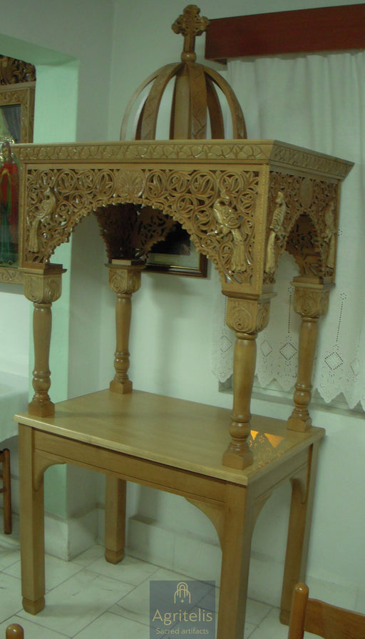 Epitafier, sculptat în lemn, tei, stejar, Agritelis, obiecte bisericești, ieraskevi.com