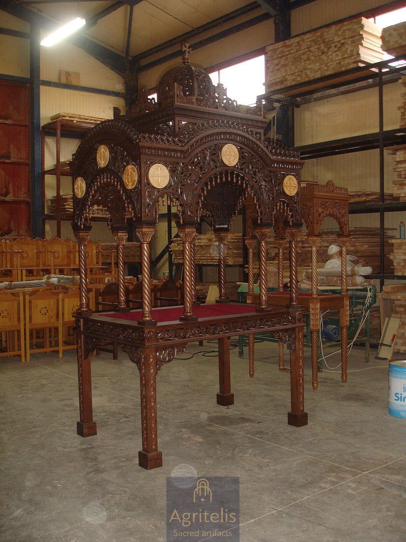 Гробниця для Плащаниці, Різьблена, Липа, Дуб, Αγριτέλης, Церковні, ieraskevi.com