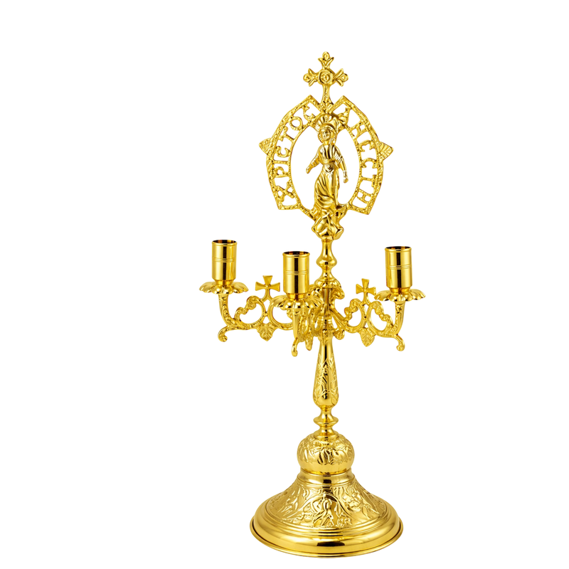 Paschal Trikirion — Gold Tone — 19 × 19 × 45 cm