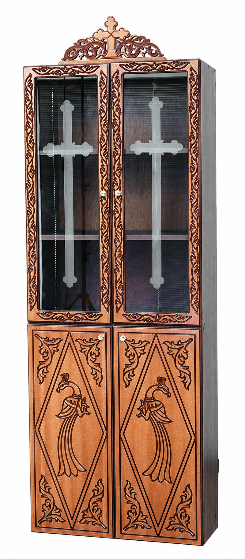 Carved Wooden Prothesis Storage Unit