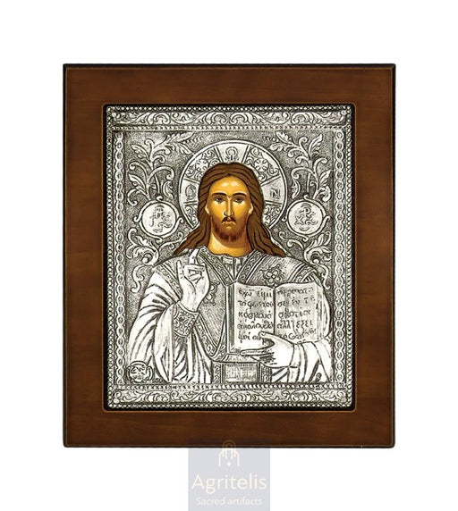 Срібна ікона, Αγριτέλης Церковне, ieraskevi.com, ХРИСТОС