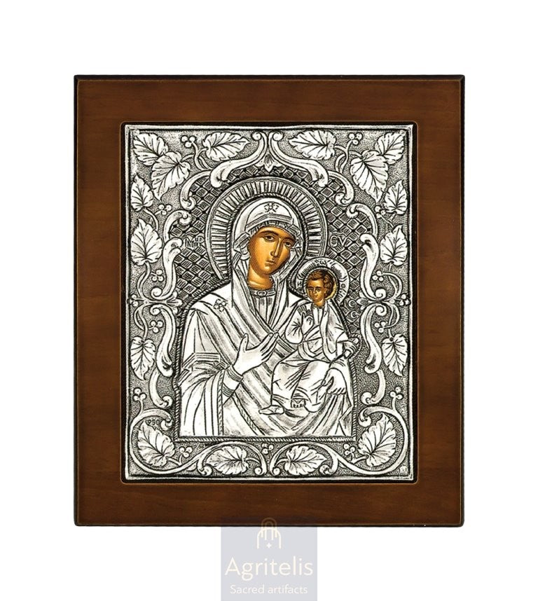 Срібна ікона, Αγριτέλης Церковне, ieraskevi.com, БОГОРОДИЦЯ НЕПОРОЧНА