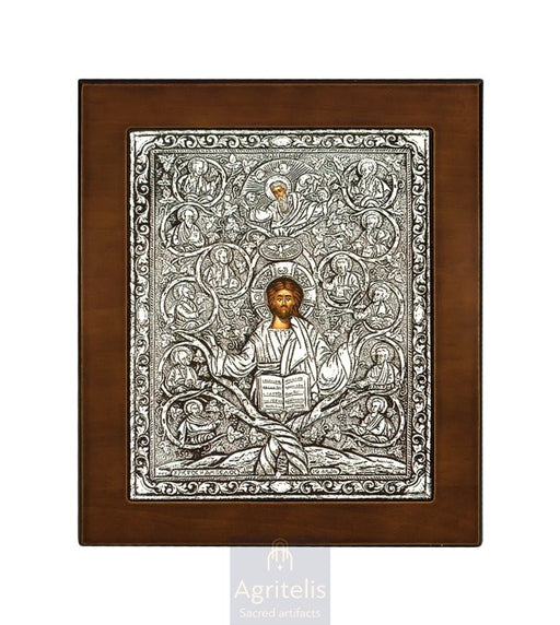 Silver Icon, Agritelis Church Supplies, ieraskevi.com, Theotokos Amolyntos