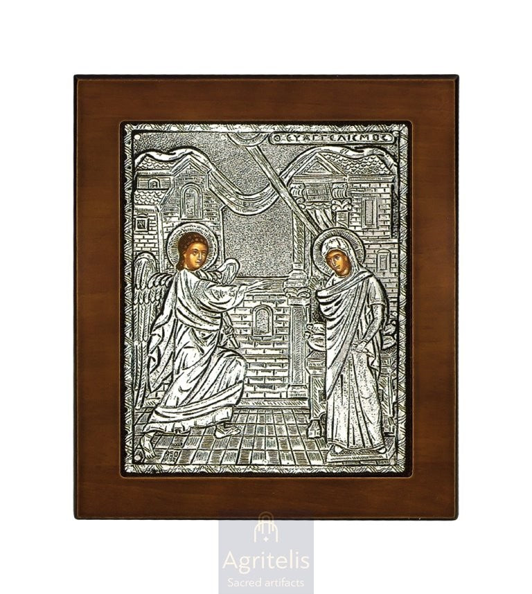 Icoană din argint, Agritelis Obiecte Bisericești, ieraskevi.com, Maica Domnului Amolyntos