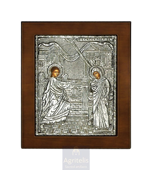 Silver Icon, Agritelis Church Supplies, ieraskevi.com, Theotokos Amolyntos