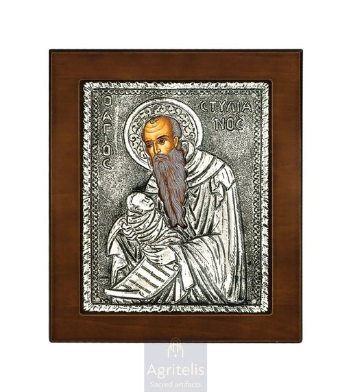 Silver Icon, Agritelis Church Supplies, ieraskevi.com, Theotokos Amolyntos
