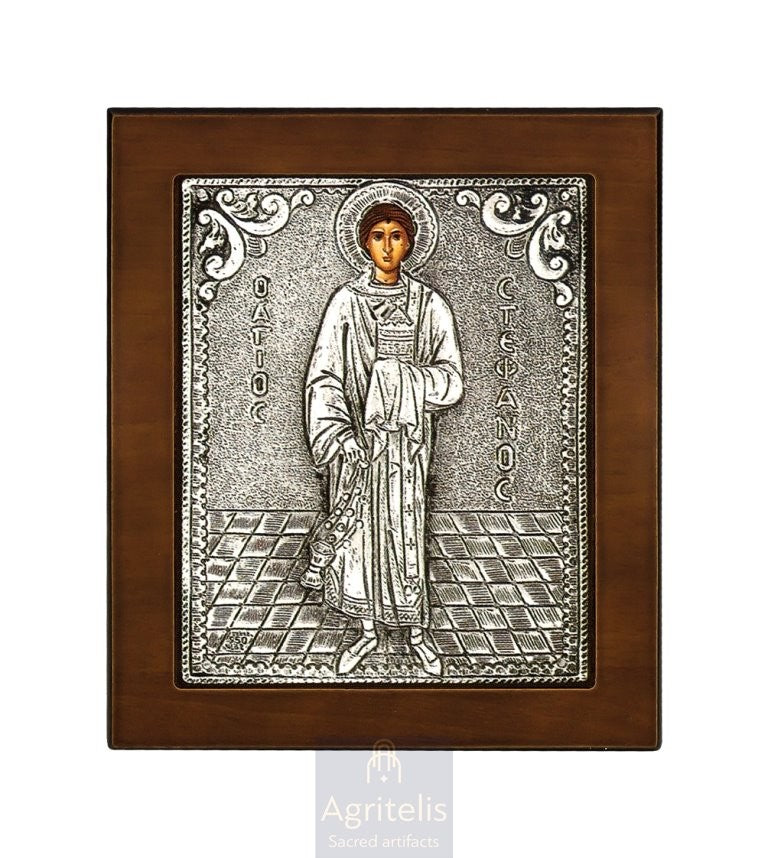 Icoană din argint, Agritelis Obiecte Bisericești, ieraskevi.com, Maica Domnului Amolyntos