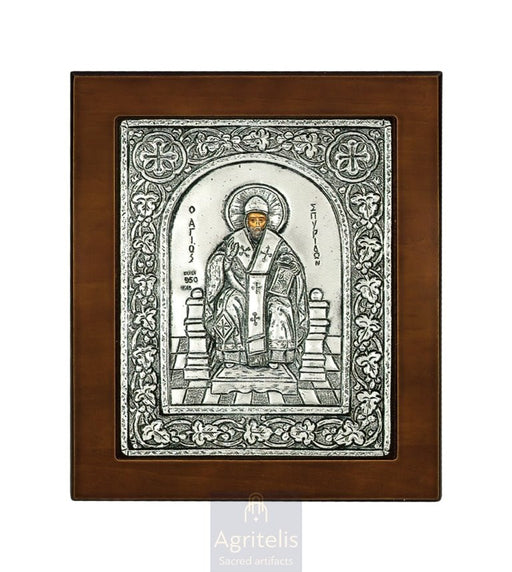 Silver Icon, Agritelis Church Supplies, ieraskevi.com, Theotokos Amolyntos