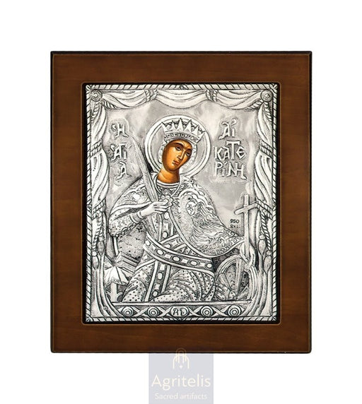Silver Icon, Agritelis Church Supplies, ieraskevi.com, Theotokos Amolyntos