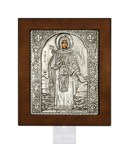 Silver Icon, Agritelis Church Supplies, ieraskevi.com, Theotokos Amolyntos