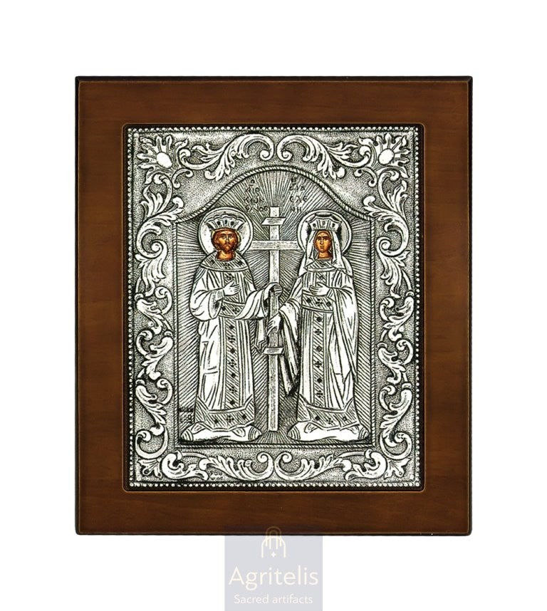 Silver Icon, Agritelis Church Supplies, ieraskevi.com, Theotokos Amolyntos