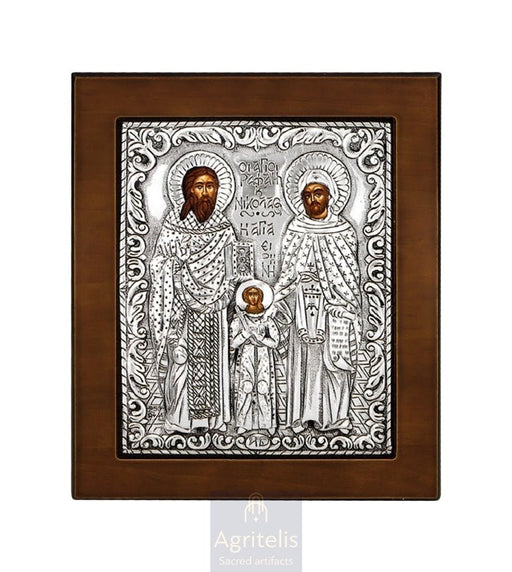 Silver Icon, Agritelis Church Supplies, ieraskevi.com, Theotokos Amolyntos