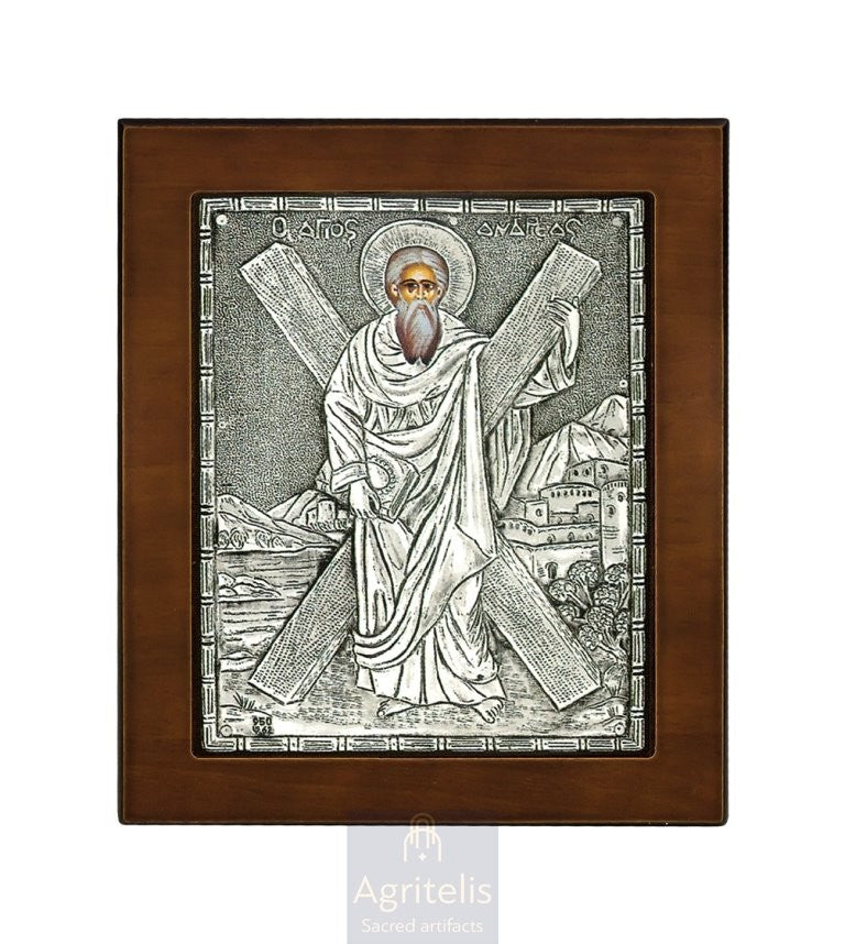 Серебряная икона, Αγριτέλης церковная, ieraskevi.com, БОГОРОДИЦА НЕПОРОЧНАЯ