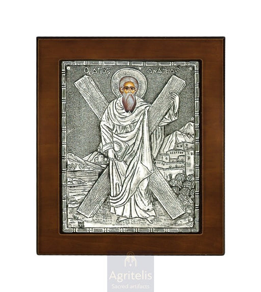 Silver Icon, Agritelis Church Supplies, ieraskevi.com, Theotokos Amolyntos