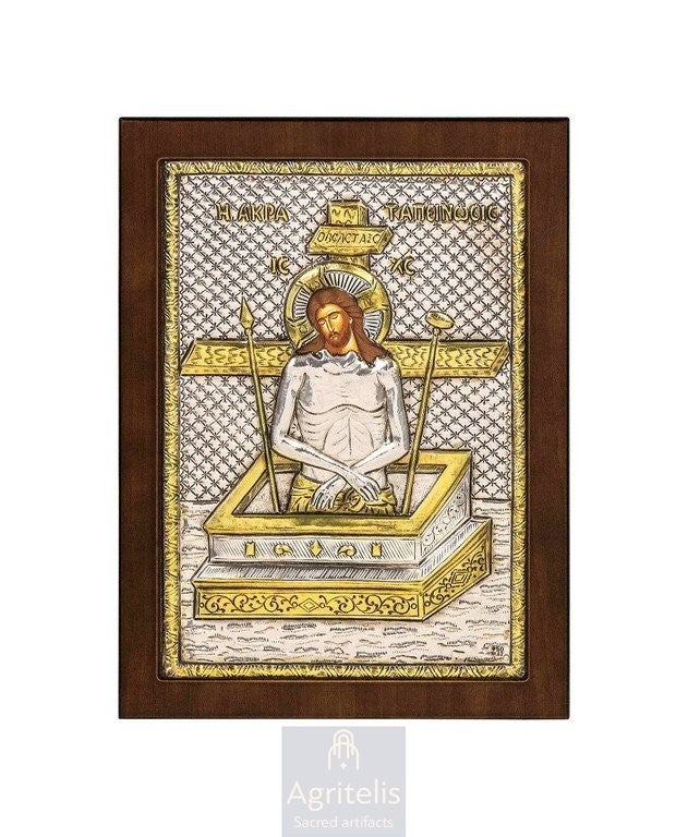 Сребърна икона, Αγριτέλης Църковни, ieraskevi.com, БОГОРОДИЦА БРЕМЕННА    23 x 17cm