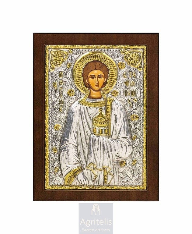 Сребърна икона, Αγριτέλης Църковни, ieraskevi.com, БОГОРОДИЦА БРЕМЕННА    23 x 17cm