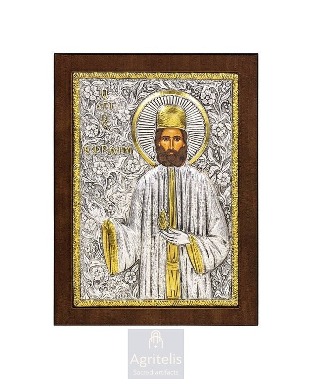 Серебряная икона, Αγριτέλης церковная, ieraskevi.com, БОГОРОДИЦА БЕРЕМЕННАЯ    23 x 17cm