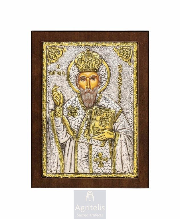 Сребърна икона, Αγριτέλης Църковни, ieraskevi.com, БОГОРОДИЦА БРЕМЕННА    23 x 17cm