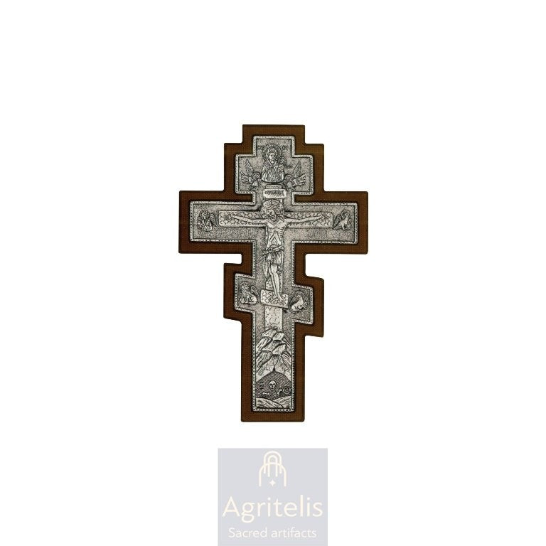 Icoană din argint, Agritelis Church Supplies, ieraskevi.com, Maica Domnului însărcinată — 23 x 17 cm