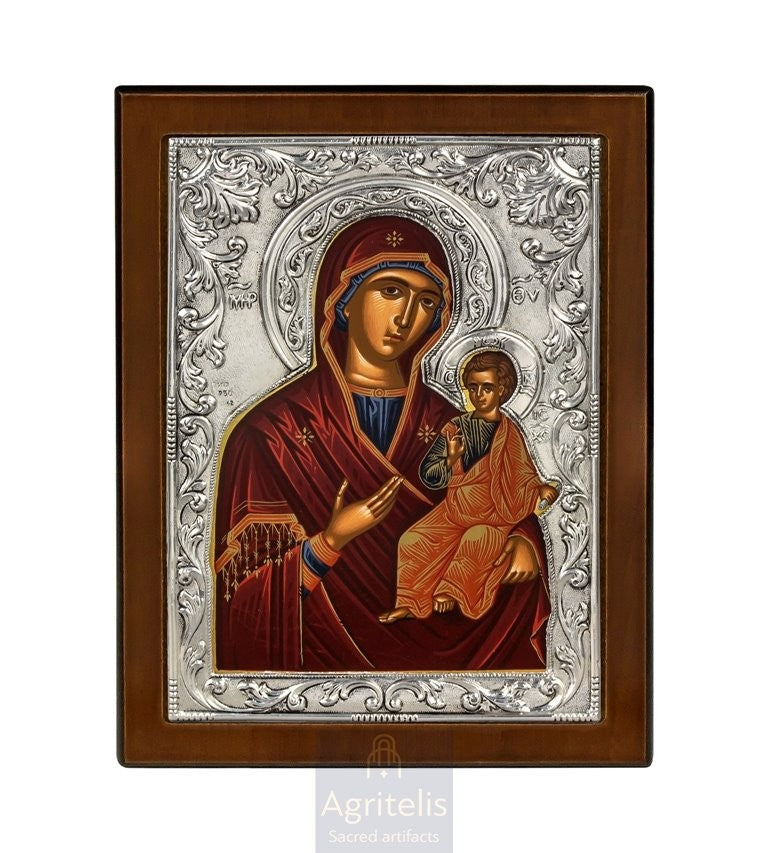 Արծաթից սրբապատկեր, Αγριτέλης Եկեղեցական, ieraskevi.com, ՍՈՒՐԲ ԿՈՒՅՍ ՀԳԻՆԱՎՈՐ    23 x 17cm