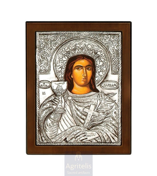Сребърна икона, Αγριτέλης Църковни, ieraskevi.com, БОГОРОДИЦА БРЕМЕННА    23 x 17cm