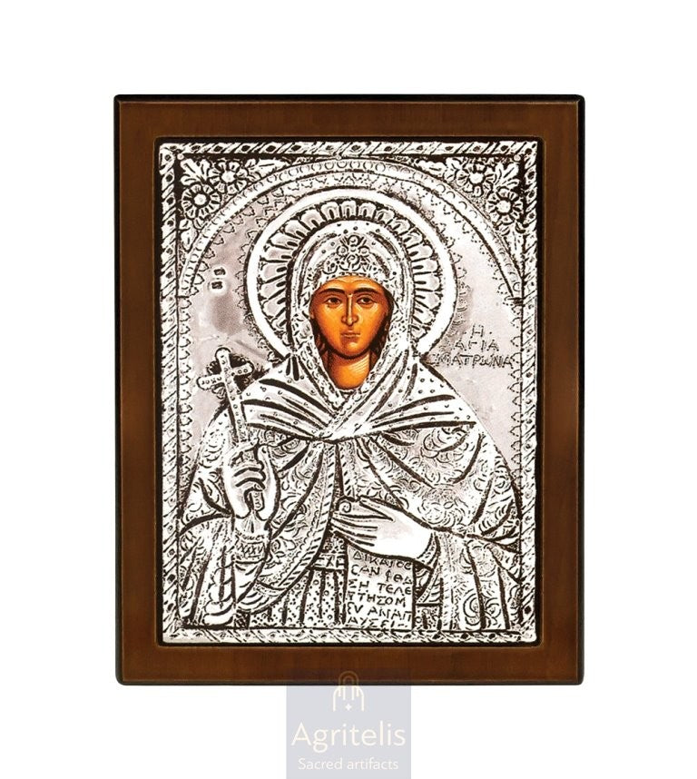 Արծաթից սրբապատկեր, Αγριτέλης Եկեղեցական, ieraskevi.com, ՍՈՒՐԲ ԿՈՒՅՍ ՀԳԻՆԱՎՈՐ    23 x 17cm