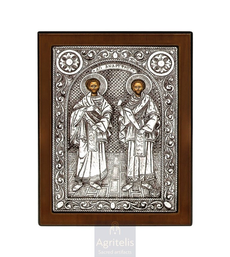 Сребърна икона, Αγριτέλης Църковни, ieraskevi.com, БОГОРОДИЦА БРЕМЕННА    23 x 17cm