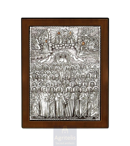 Сребърна икона, Αγριτέλης Църковни, ieraskevi.com, БОГОРОДИЦА БРЕМЕННА    23 x 17cm
