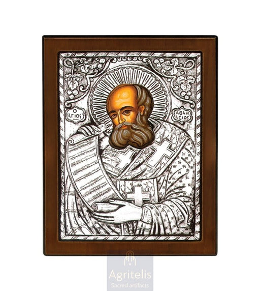 Сребърна икона, Αγριτέλης Църковни, ieraskevi.com, БОГОРОДИЦА БРЕМЕННА    23 x 17cm