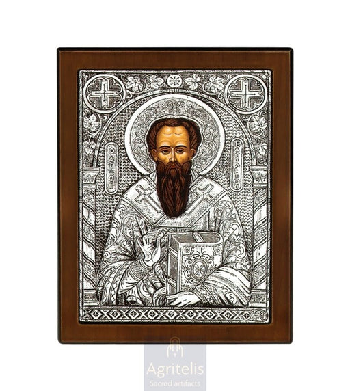 Сребърна икона, Αγριτέλης Църковни, ieraskevi.com, БОГОРОДИЦА БРЕМЕННА    23 x 17cm
