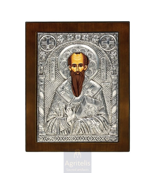 Сребърна икона, Αγριτέλης Църковни, ieraskevi.com, БОГОРОДИЦА БРЕМЕННА    23 x 17cm