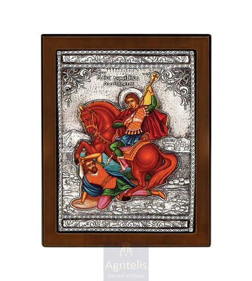 Сребърна икона, Αγριτέλης Църковни, ieraskevi.com, БОГОРОДИЦА БРЕМЕННА    23 x 17cm
