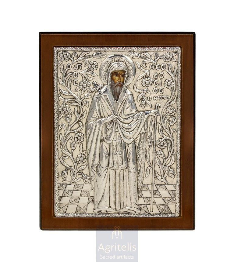 Сребрна икона, Αγριτέλης Црквене ствари, ieraskevi.com, ПРЕСВЕТА БОГОРОДИЦА ТРУДНА    23 x 17cm