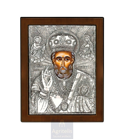 Сребърна икона, Αγριτέλης Църковни, ieraskevi.com, БОГОРОДИЦА БРЕМЕННА    23 x 17cm