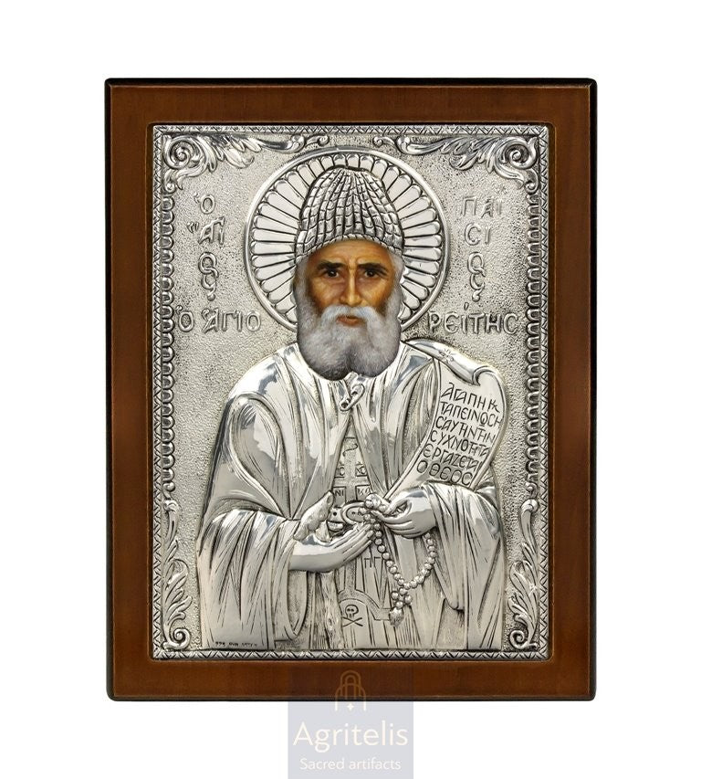 Серебряная икона, Αγριτέλης церковная, ieraskevi.com, БОГОРОДИЦА БЕРЕМЕННАЯ    23 x 17cm