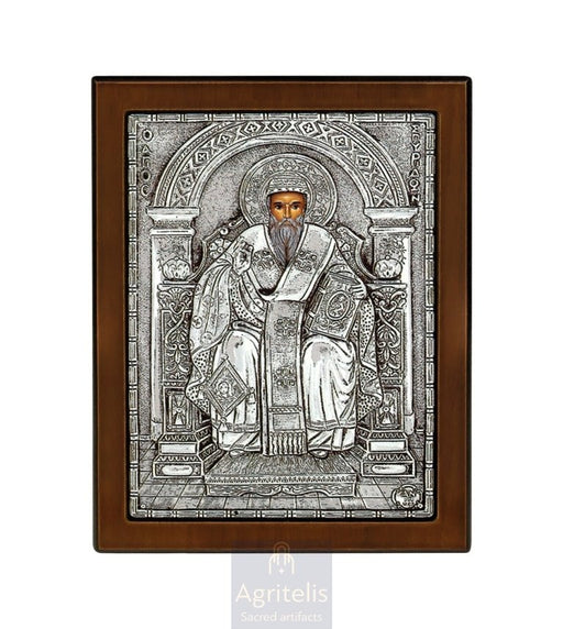 Сребърна икона, Αγριτέλης Църковни, ieraskevi.com, БОГОРОДИЦА БРЕМЕННА    23 x 17cm
