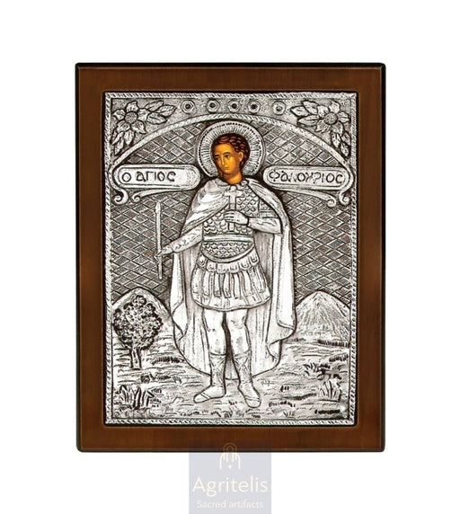 Сребърна икона, Αγριτέλης Църковни, ieraskevi.com, БОГОРОДИЦА БРЕМЕННА    23 x 17cm