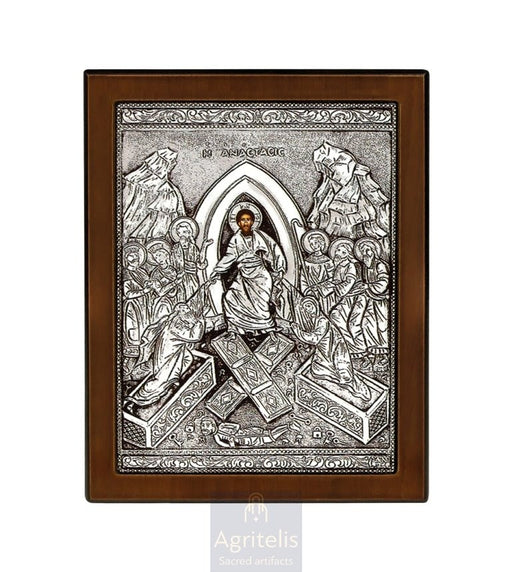 Сребърна икона, Αγριτέλης Църковни, ieraskevi.com, БОГОРОДИЦА БРЕМЕННА    23 x 17cm