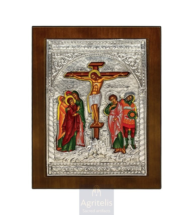 Срібна ікона, Αγριτέλης Церковне, ieraskevi.com, БОГОРОДИЦЯ ВАГІТНА    23 x 17cm
