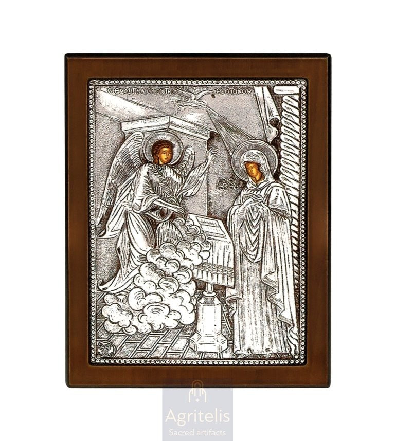 Արծաթից սրբապատկեր, Αγριτέλης Եկեղեցական, ieraskevi.com, ՍՈՒՐԲ ԿՈՒՅՍ ՀԳԻՆԱՎՈՐ    23 x 17cm
