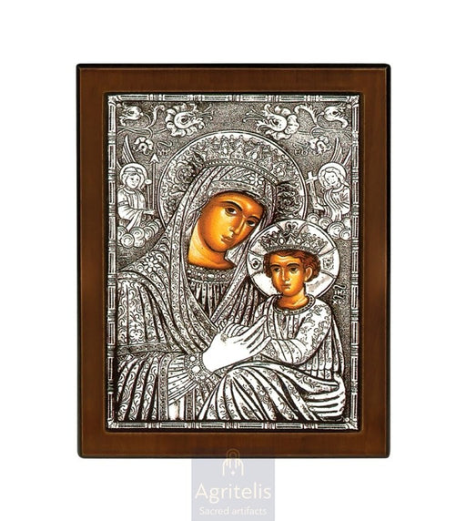 Сребърна икона, Αγριτέλης Църковни, ieraskevi.com, БОГОРОДИЦА БРЕМЕННА    23 x 17cm