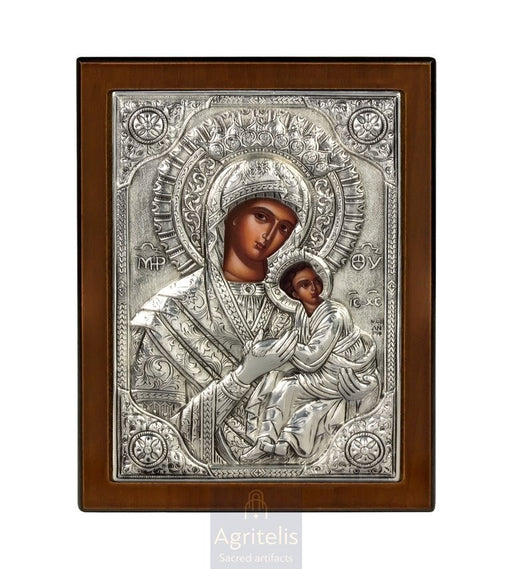 Сребърна икона, Αγριτέλης Църковни, ieraskevi.com, БОГОРОДИЦА БРЕМЕННА    23 x 17cm
