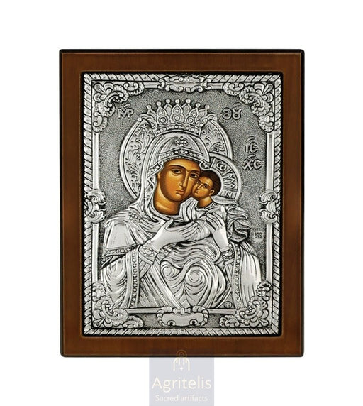 Сребърна икона, Αγριτέλης Църковни, ieraskevi.com, БОГОРОДИЦА БРЕМЕННА    23 x 17cm