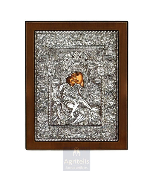 Сребърна икона, Αγριτέλης Църковни, ieraskevi.com, БОГОРОДИЦА БРЕМЕННА    23 x 17cm