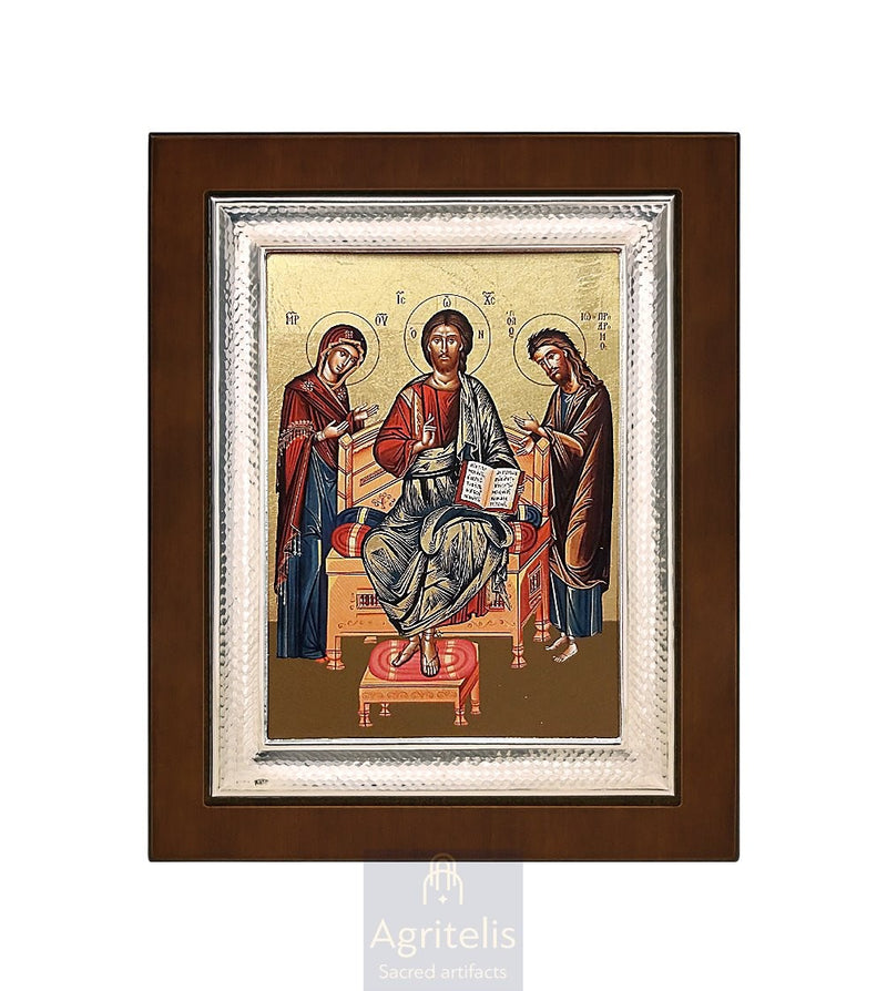 Сребрна икона, Αγριτέλης црквени предмети, ieraskevi.com, Молба 26,5 x 21,5 cm