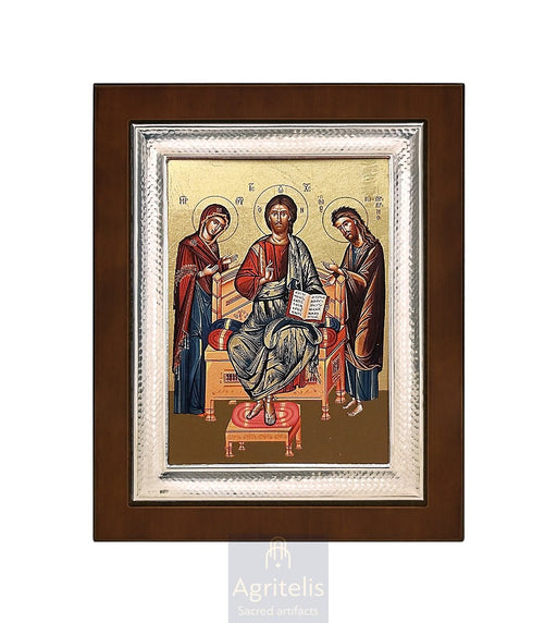 Сребрна икона, Αγριτέλης црквени предмети, ieraskevi.com, Молба 26,5 x 21,5 cm