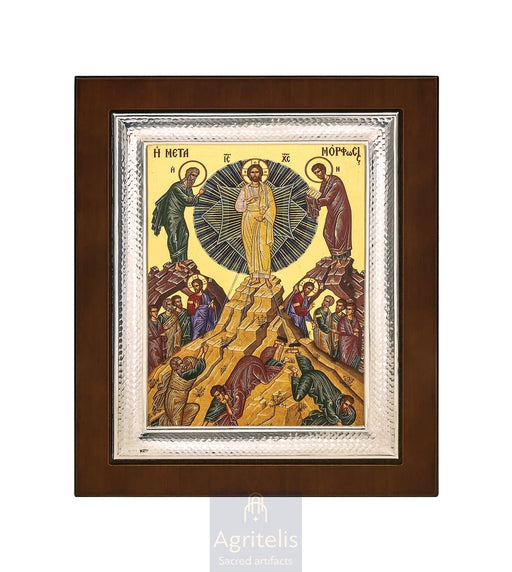 Сребрна икона, Αγριτέλης црквени предмети, ieraskevi.com, ПРЕОБРАЖЕЊЕ 26,5 x 21,5 cm
