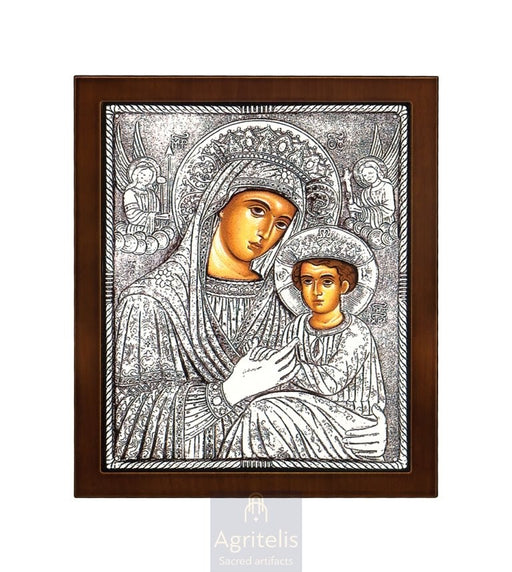 Icoană din argint, Agritelis Church Supplies, ieraskevi.com, Maica Domnului Îngerilor — Design Anagennisi