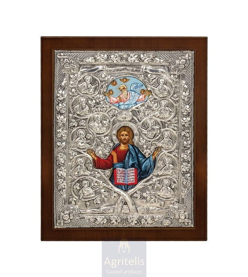 Hristos Vița, Modelul 2 — Icoană din argint 925, 27 × 23 cm